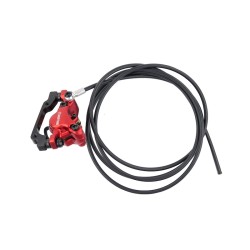 Étrier de frein hydraulique arrière double piston rouge