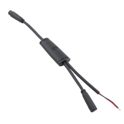 Connecteur de sortie d'alimentation électrique (2 fils) pour écran avec contacteur à clé