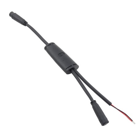 Connecteur de sortie d'alimentation électrique (2 fils) pour écran avec contacteur à clé