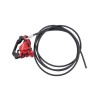 Étrier de frein hydraulique arrière double piston rouge