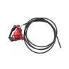 Étrier de frein hydraulique arrière double piston rouge pour trottinette électrique