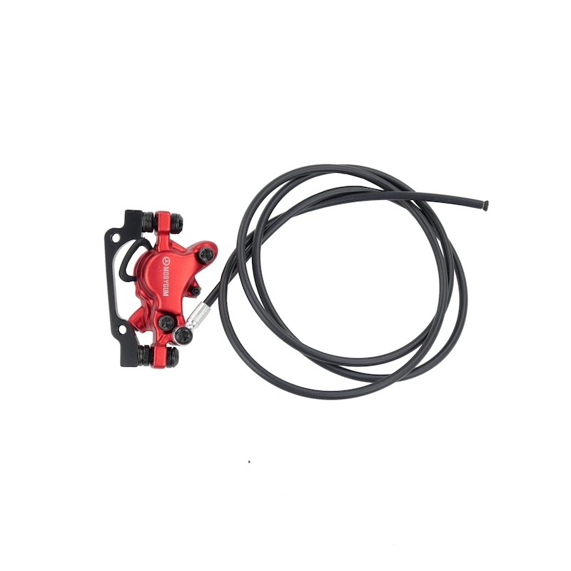 Étrier de frein hydraulique avant double piston rouge