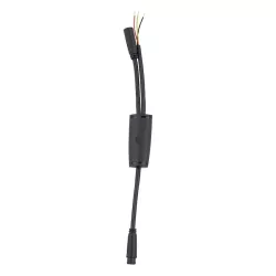 Connecteur de sortie d'alimentation pour système d'alarme coupe circuit (3 fils), équipée d'un écran avec contacteur à clé.