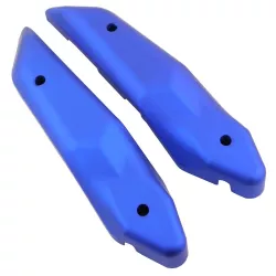 Set de caches plastique de fourche coloris bleu nuit