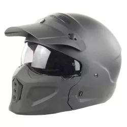 Casque de protection modulaire S Noir Mat