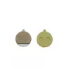 Plaquettes de frein rondes semi-métalliques pour trottinette électrique
