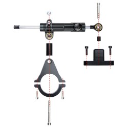 Montage kit amortisseur de direction