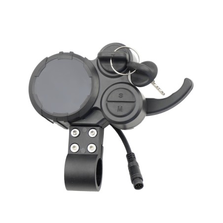 Écran LCD avec accélérateur et contacteur à clé