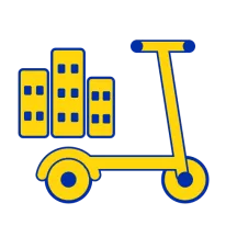 Trottinette électrique pour la ville