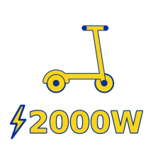 Trottinette électrique 2000W