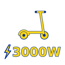 Trottinette électrique 3000W