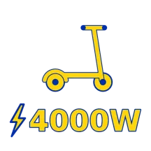 Trottinette électrique 4000W