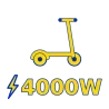 Trottinette électrique 4000W