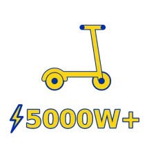 Trottinette électrique 5000W et plus