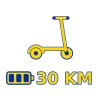 Trottinette électrique autonomie 30km