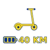 Trottinette électrique autonomie 40km