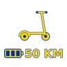 Trottinette électrique autonomie 50km