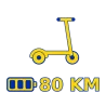 Trottinette électrique autonomie 80km