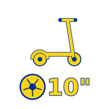 Trottinette électrique 10 pouces