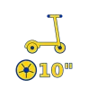 Trottinette électrique 10 pouces