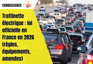 Réglementation trottinette électrique en France 2026
