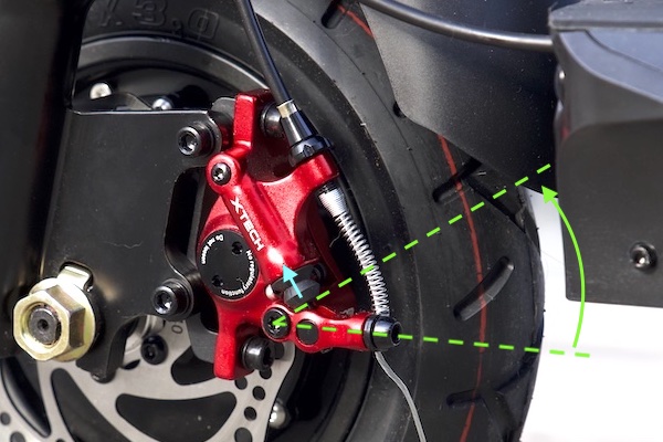 fonctionnement étrier semi-hydraulique